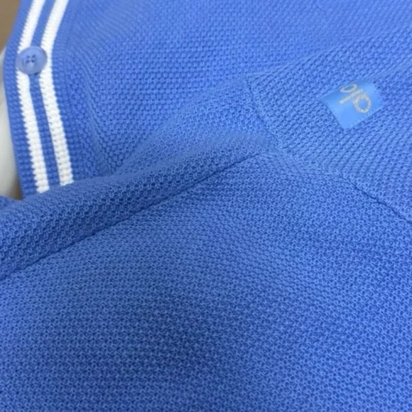 alo tennis club sweater knit cardigan Crystal Clear Blue size XS